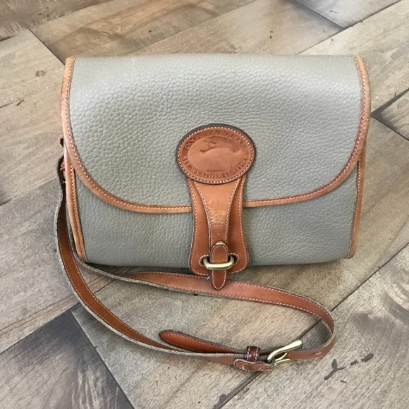 Dooney and bourke gray crossbody Clearance